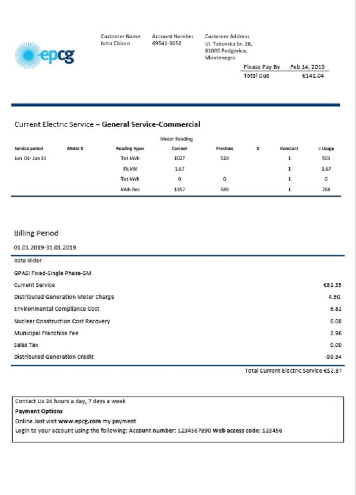  Minol USA business utility bill 